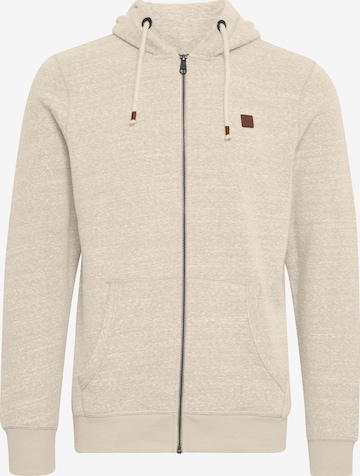 11 Project Zip-Up Hoodie in Beige: front