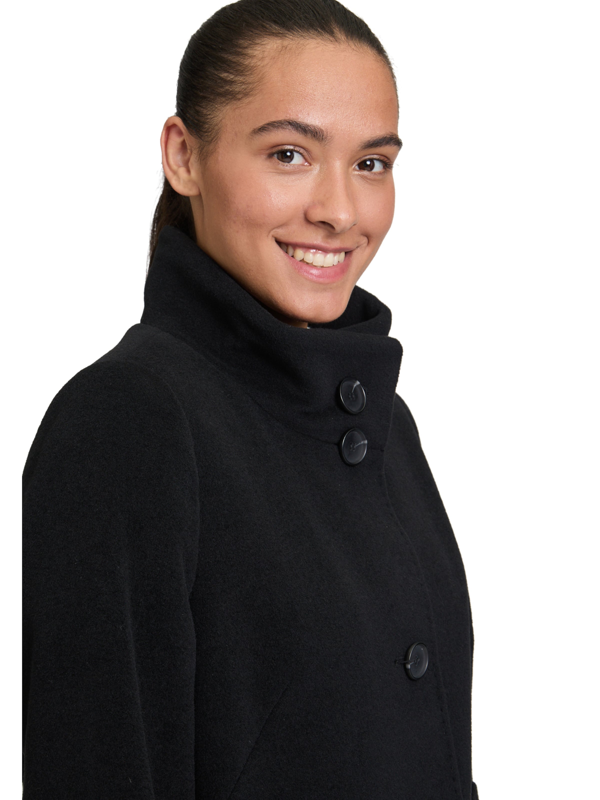 Betty Barclay Between-Seasons Coat in Black