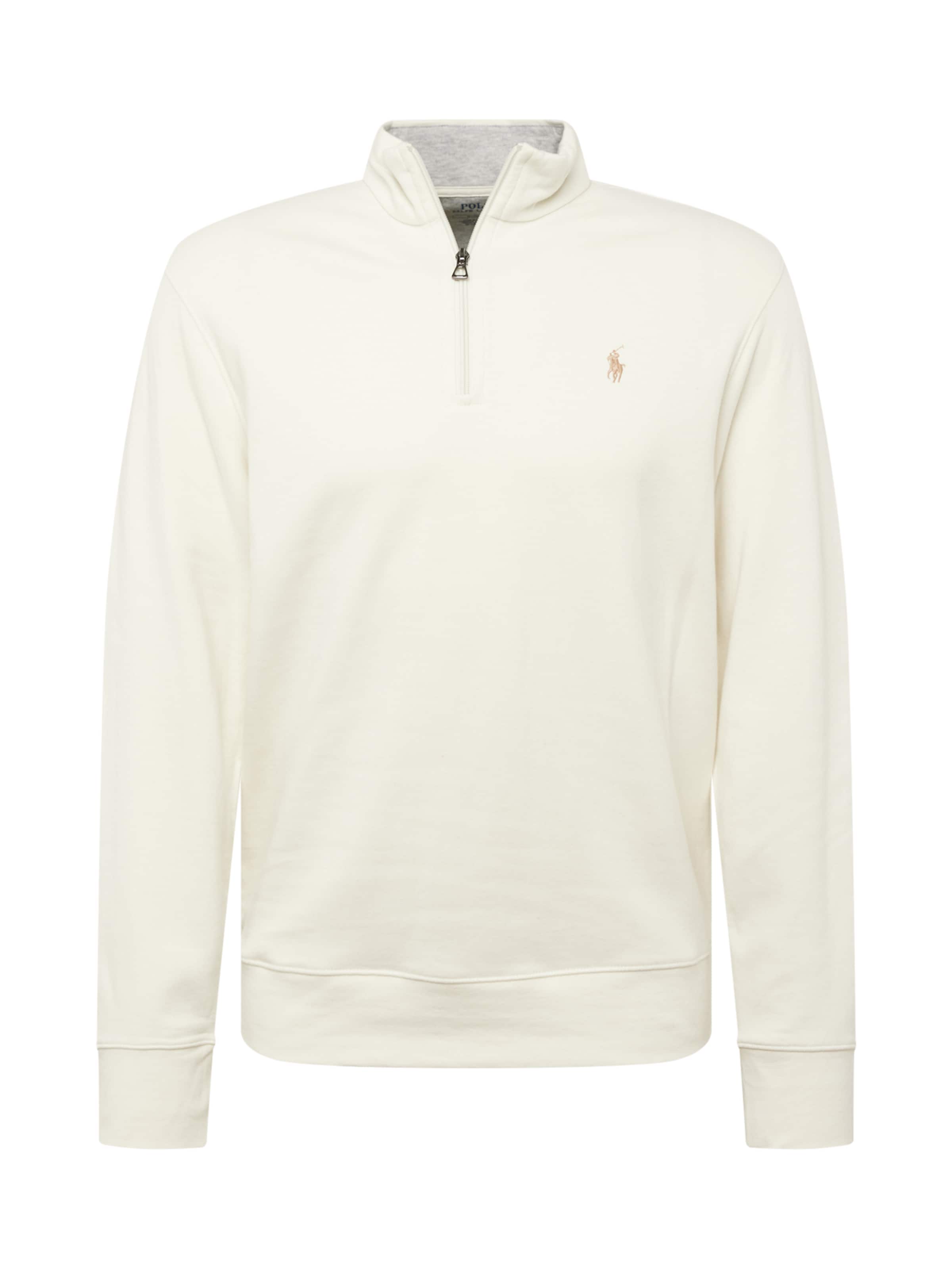 Sweat-shirt Polo Ralph Lauren en beige : devant