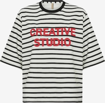 Soyaconcept Top ' SC-BARNI ' in Black: front