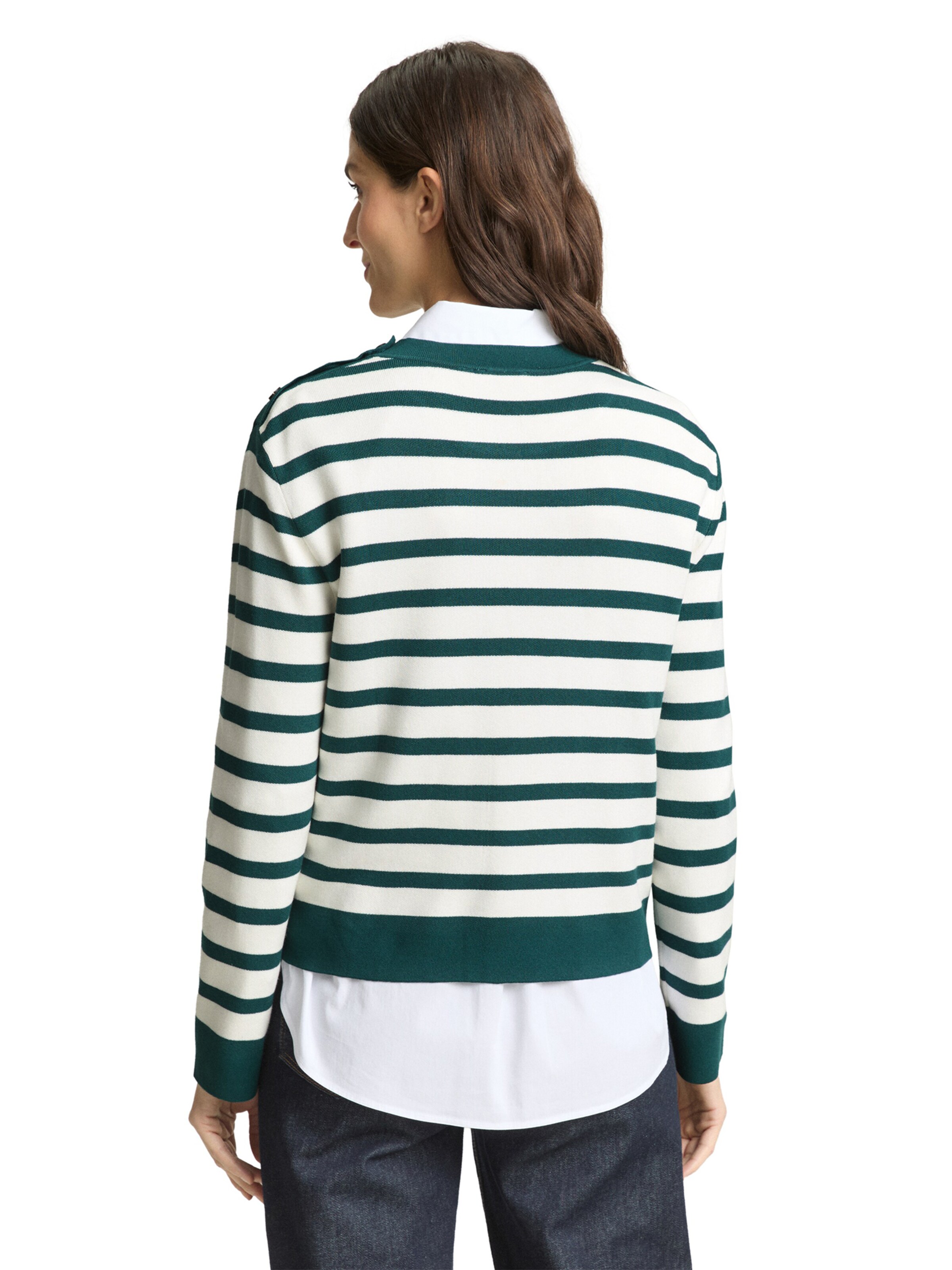 Pull-over TOM TAILOR en blanc