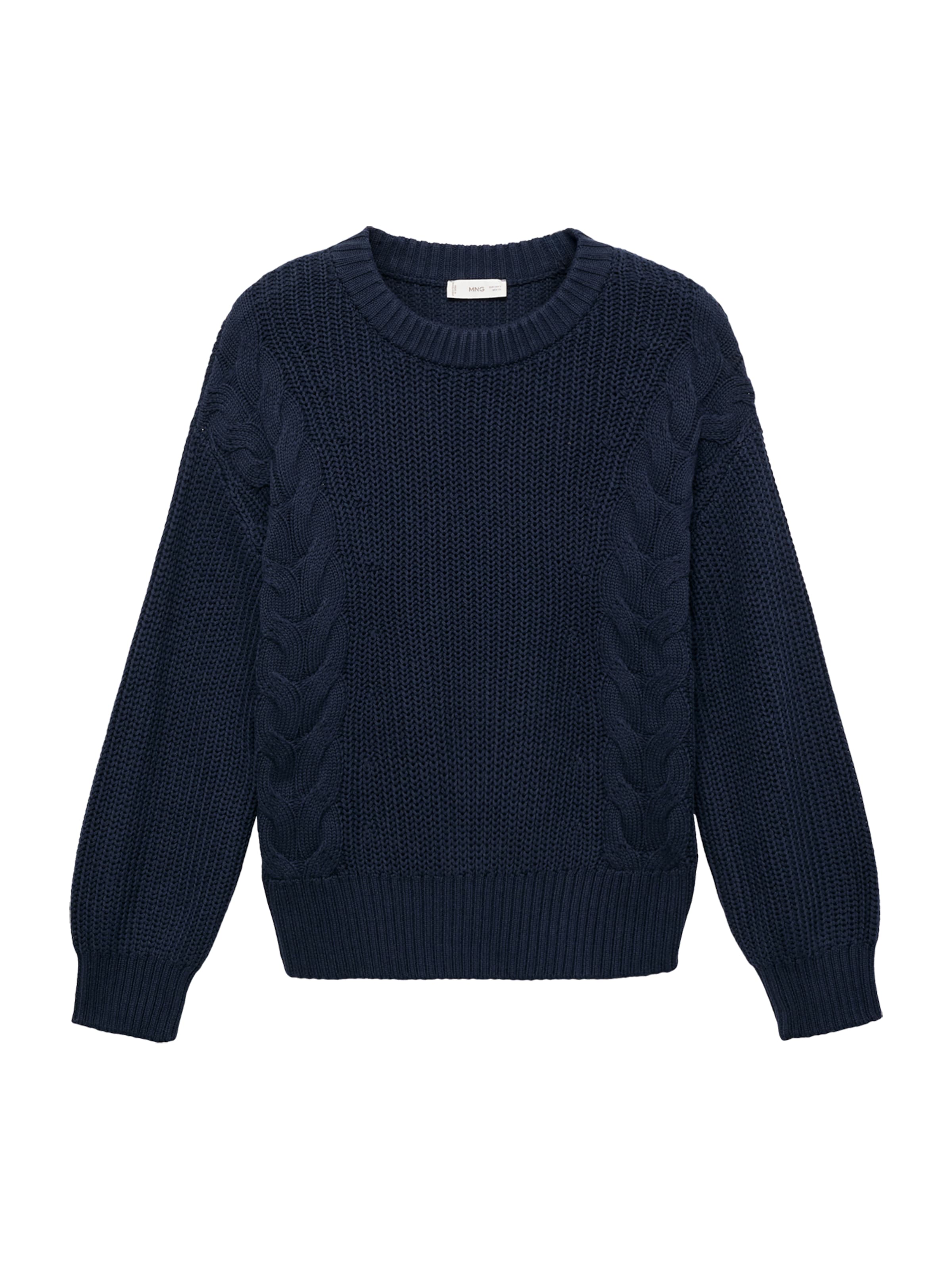 MANGO TEEN Πουλόβερ 'Mia' σε μπλε: μπροστά