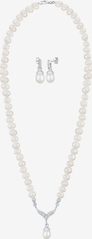 ELLI Jewelry Set in White: front