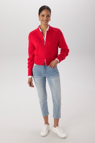 Aniston SELECTED Strickjacke in Rot