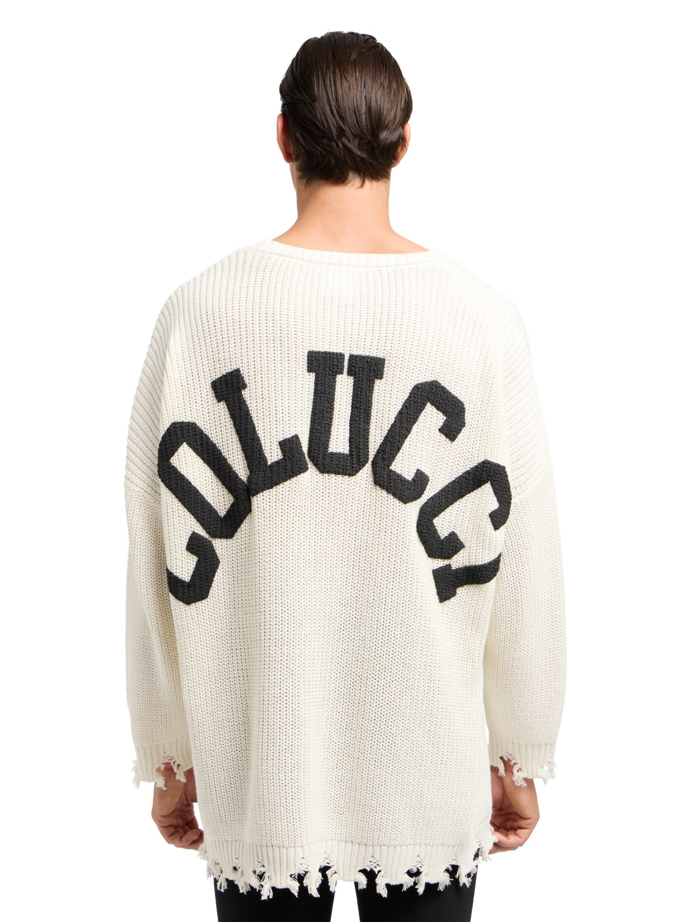 Carlo Colucci Pullover ' Di Valerio ' in Weiß