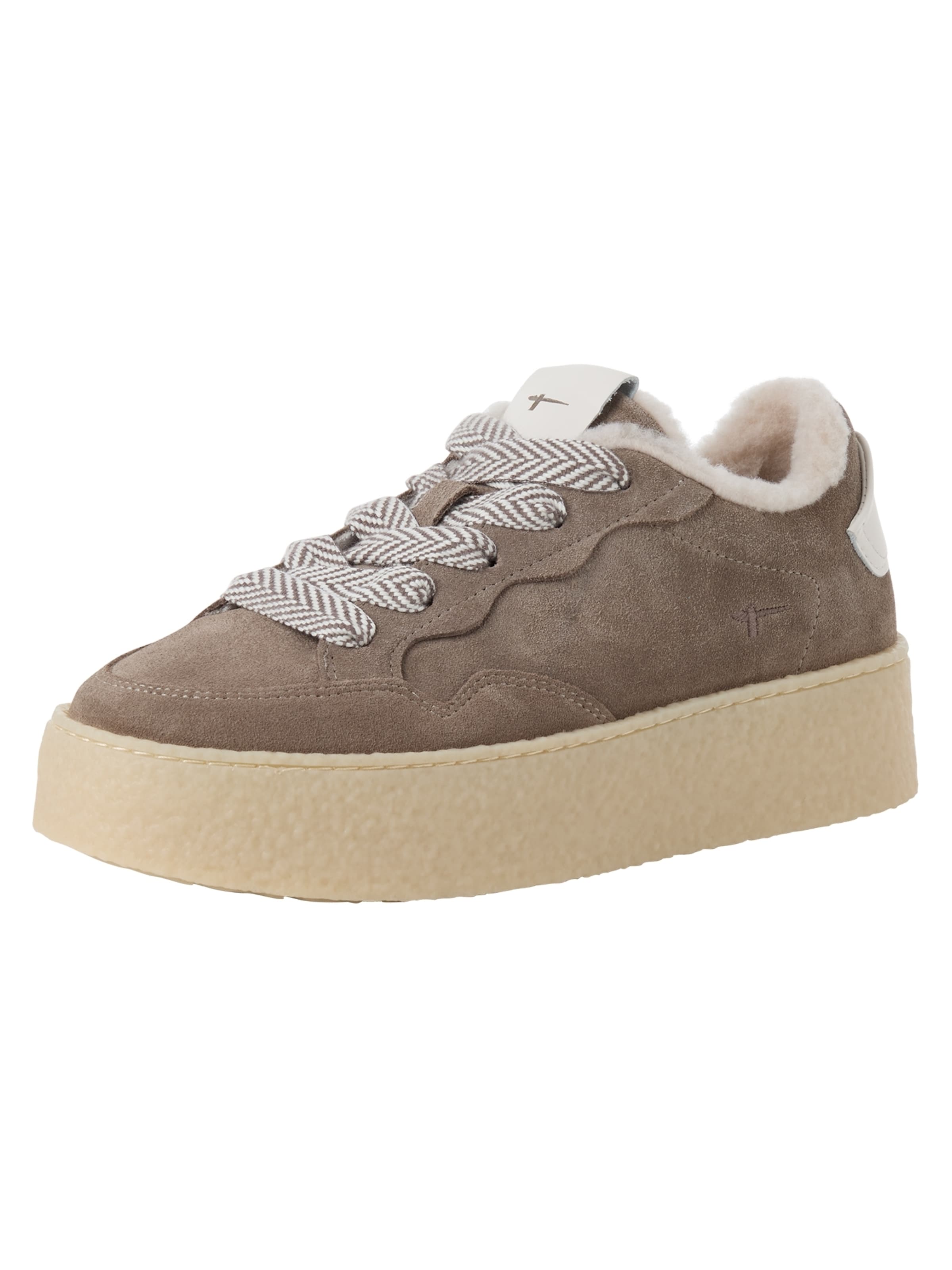 Sneaker bassa di Tamaris in beige: frontale