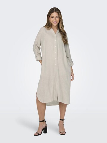 Robe-chemise 'TOKYO' ONLY en beige