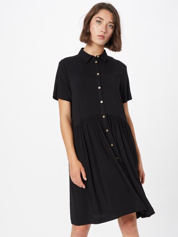 Robe-chemise 'Valencial' Soft Rebels en noir : devant