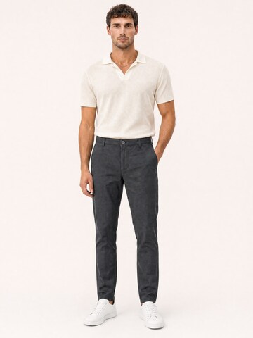 yazubi Slim fit Chino Pants 'Kyle' in Grey