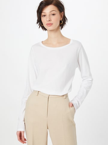 T-shirt 'Tenna' MADS NORGAARD COPENHAGEN en blanc : devant