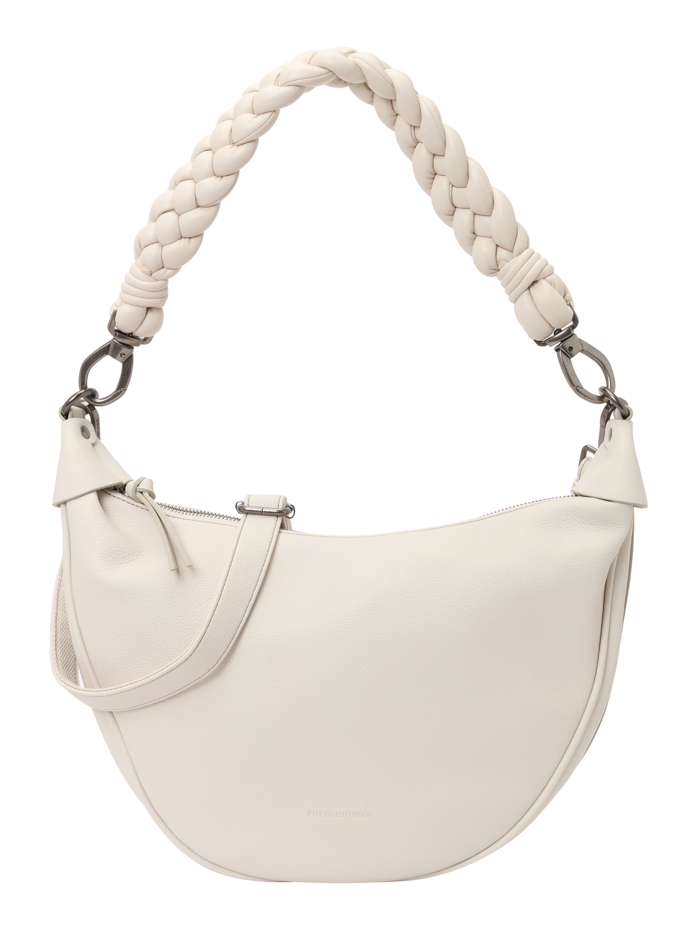 FREDsBRUDER Õlakott 'Good Vibes Only', värv valge: eest vaates