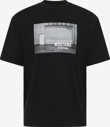 MUSTANG Shirt in Schwarz: predná strana