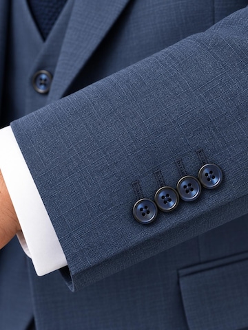Guild Slim fit Suit 'Slim fit Business Anzug' in Blue