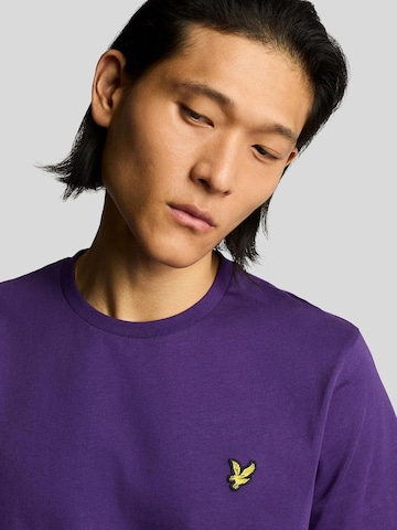 Lyle & Scott Футболка 'Plain' в Лиловый