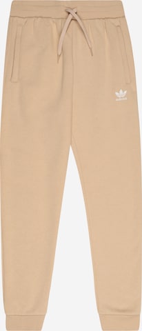Pantalon 'Adicolor' ADIDAS ORIGINALS en beige : devant