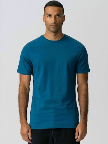 Coupe regular Chemise ' Organic Basic ' TEESHOPPEN en bleu : devant