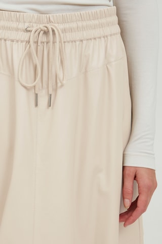 b.young A-Linien-Rock BYESONI SKIRT - in Beige