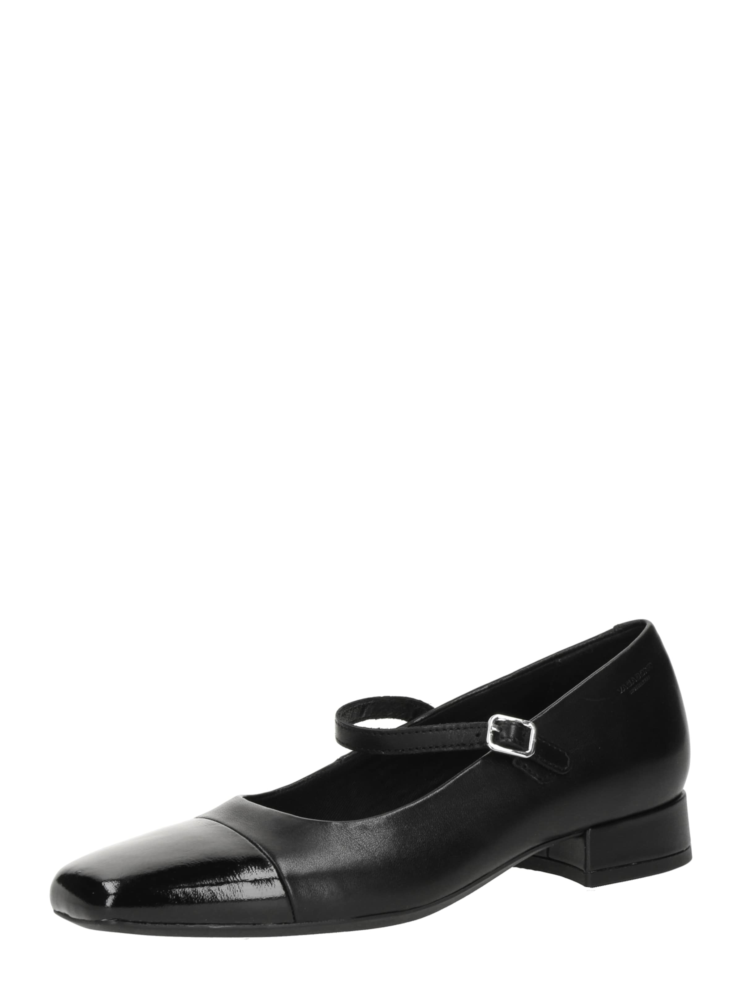 melns VAGABOND SHOEMAKERS Balerīnas 'DEBBI': no priekšpuses