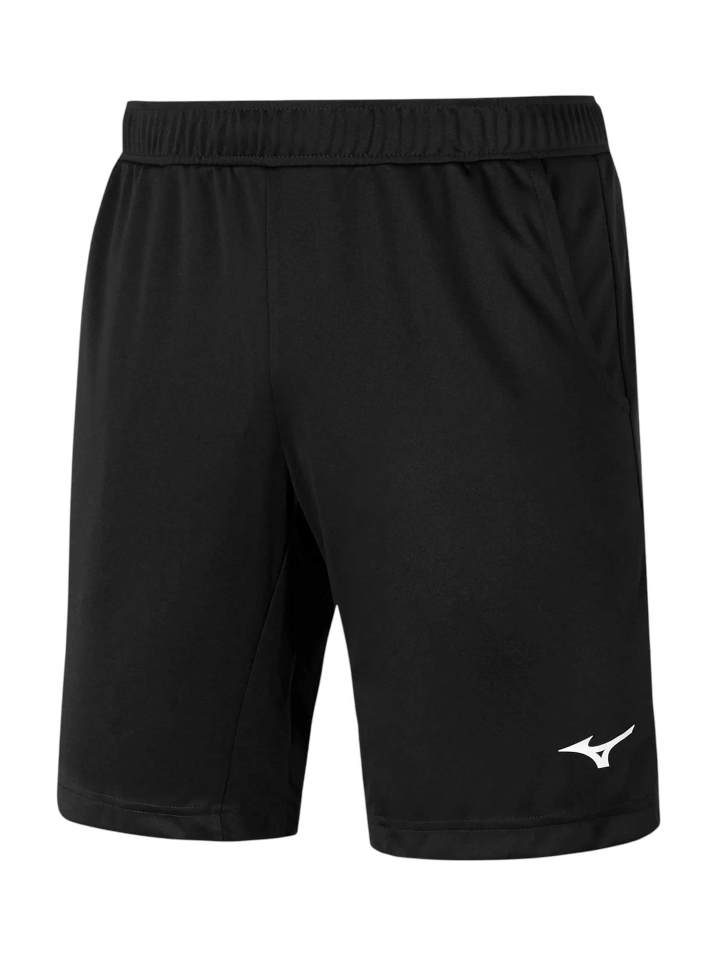 MIZUNO Szabványos Sportnadrágok 'Nara' - fekete: elől