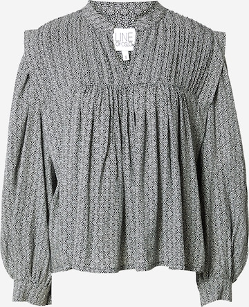 Line of Oslo Blouse 'Laura' in Zwart: voorkant