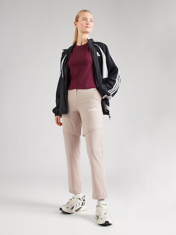 ADIDAS TERREX regular Παντελόνι πεζοπορίας σε μπεζ