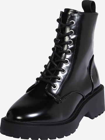 BULLBOXER - Botines con cordones en negro: frente