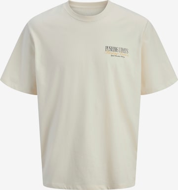 balta Jack & Jones Plus Marškinėliai 'JORWatercolour': priekis