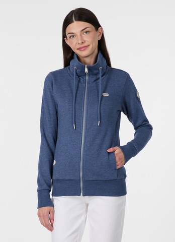 Ragwear Sweatjacke in Blau: Vorderseite