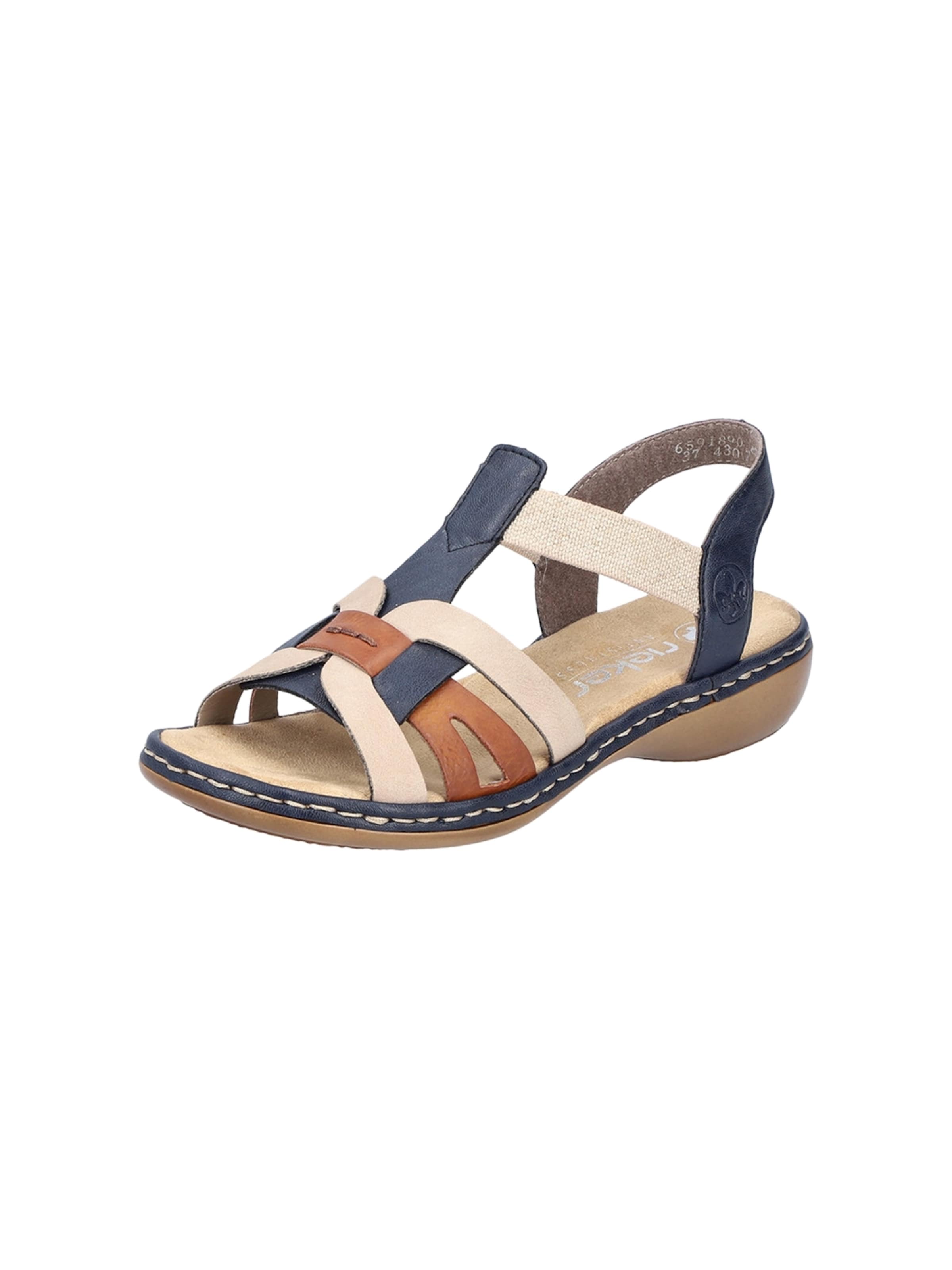 Rieker - Sandalias en azul: frente