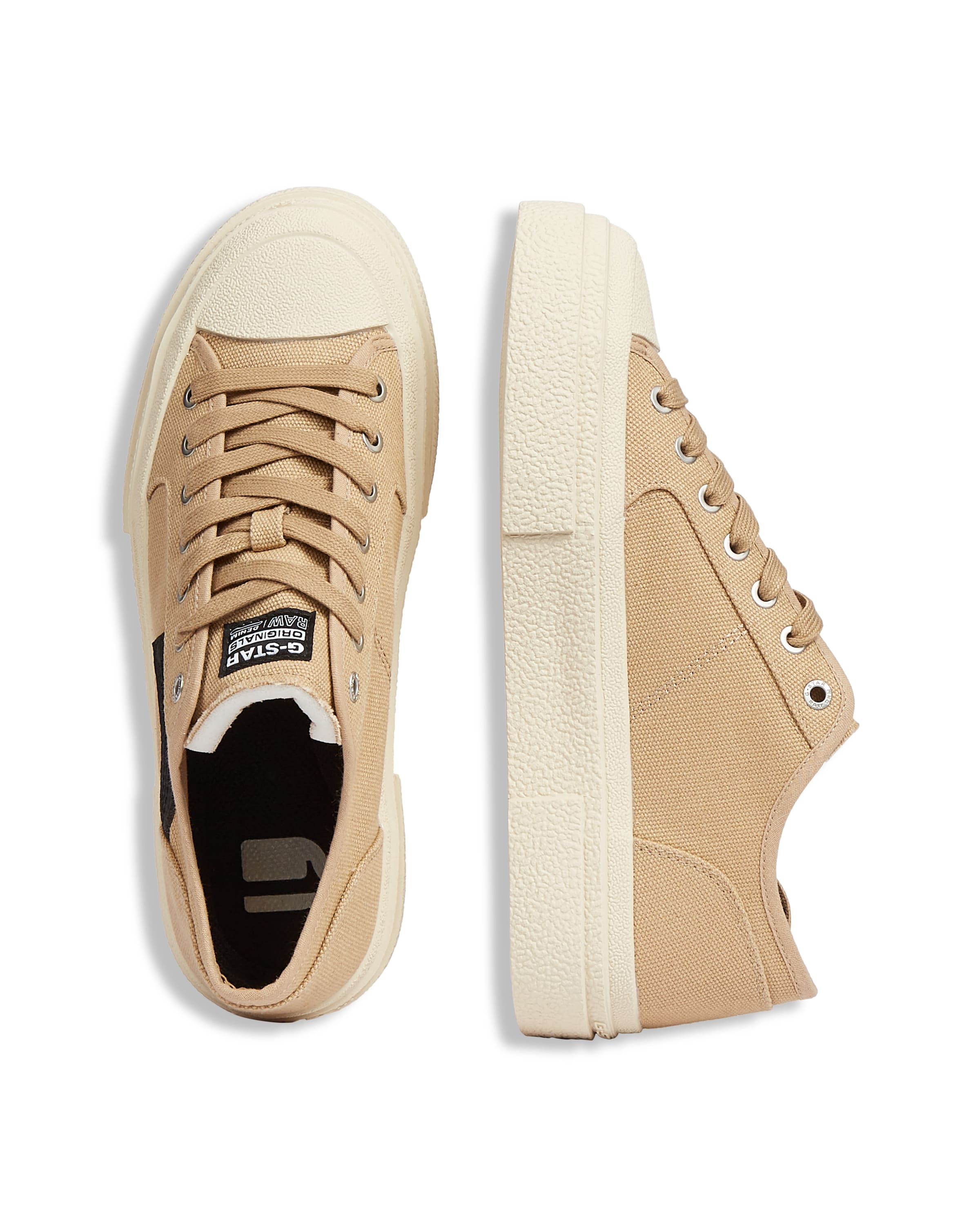 G-STAR Sneaker - 'Vodan BSC Sneakers' in Beige