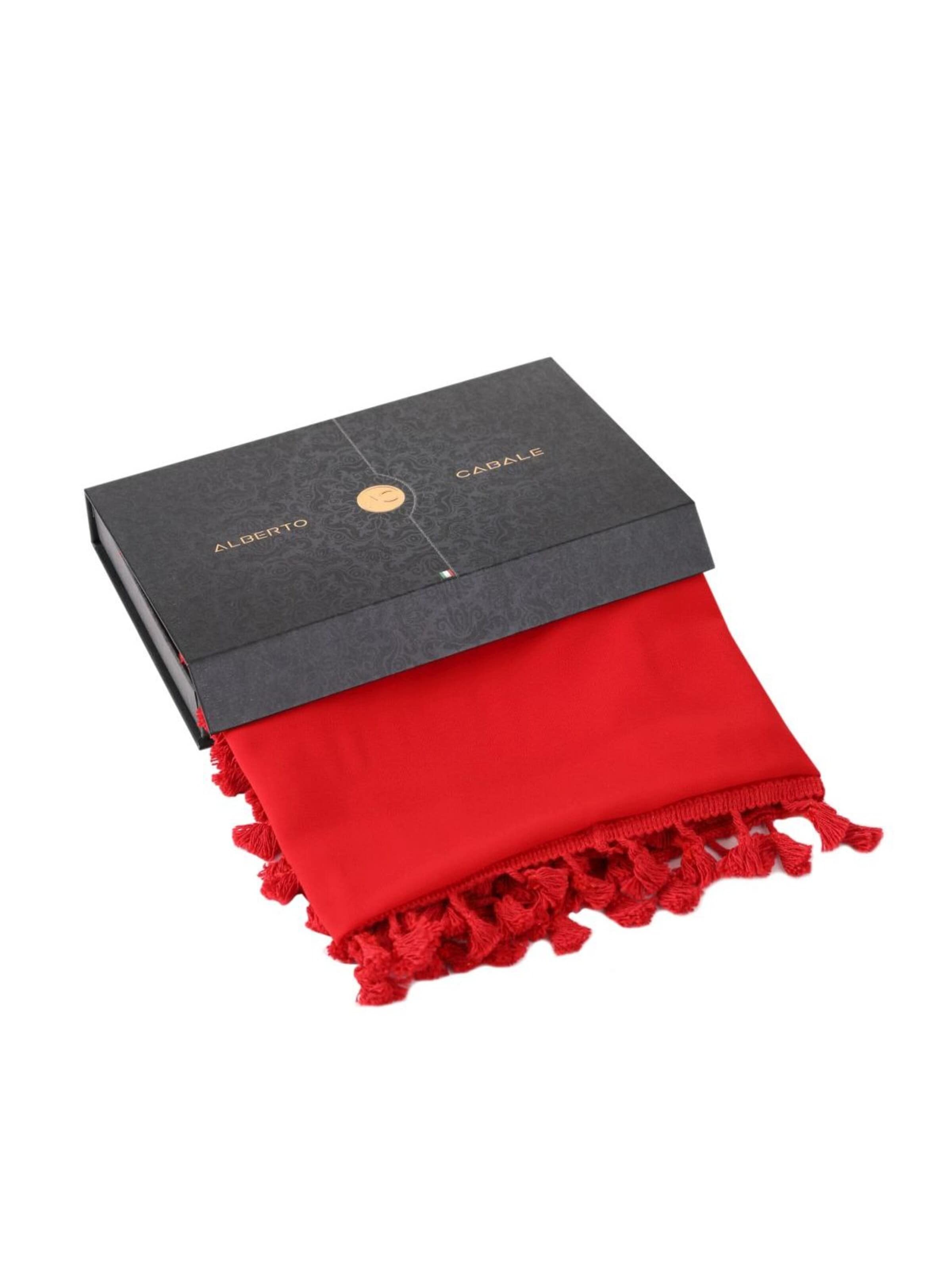 alberto cabale Skirt 'FRINGES' in Red