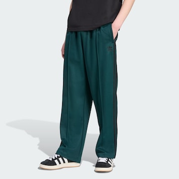 ADIDAS ORIGINALS Baggy Trousers 'Adicolor Firebird' in Green: front