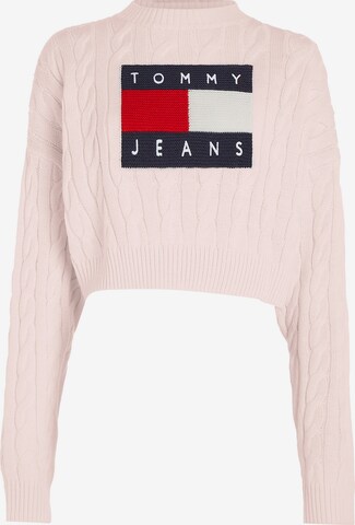 Tommy Jeans Пуловер в розово: отпред