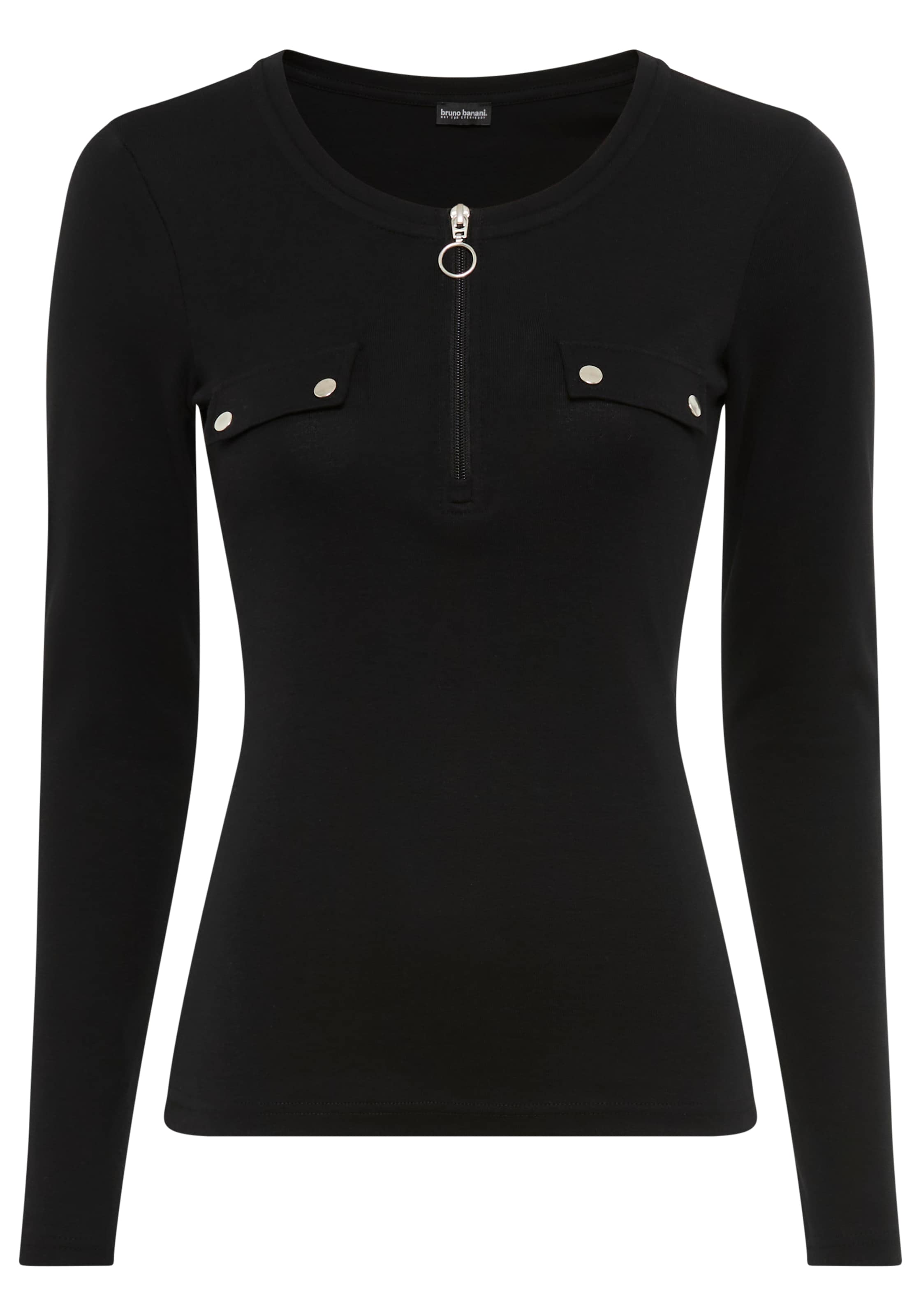 Bruno Banani LM Shirt in Black: front