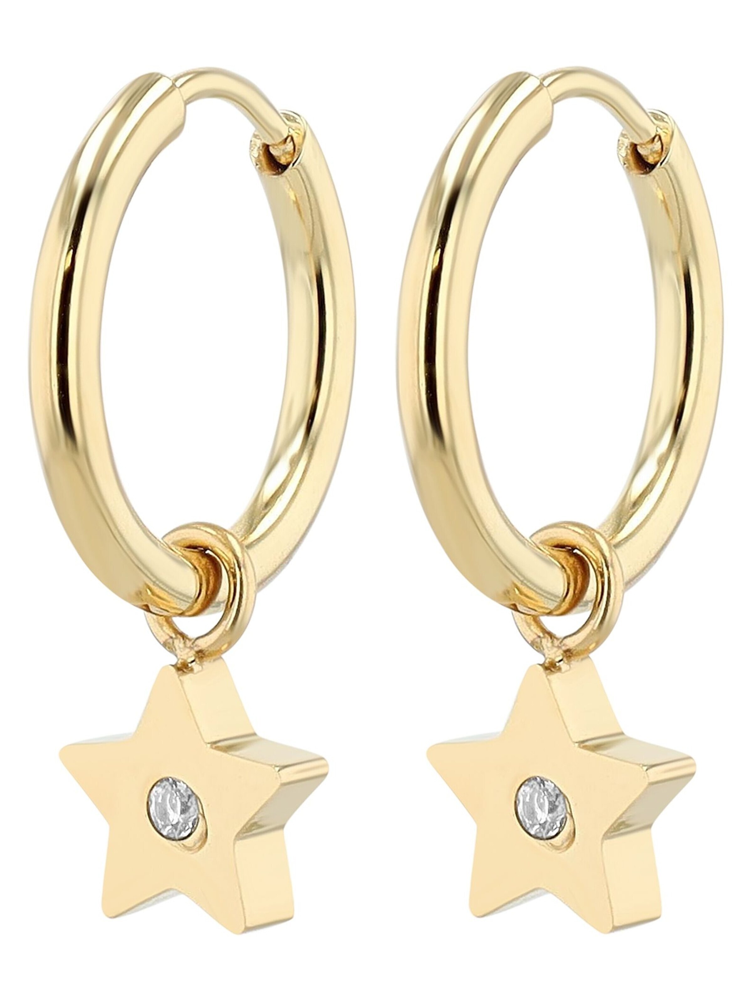 Akzent Earrings 'Sari, langlebig' in Gold