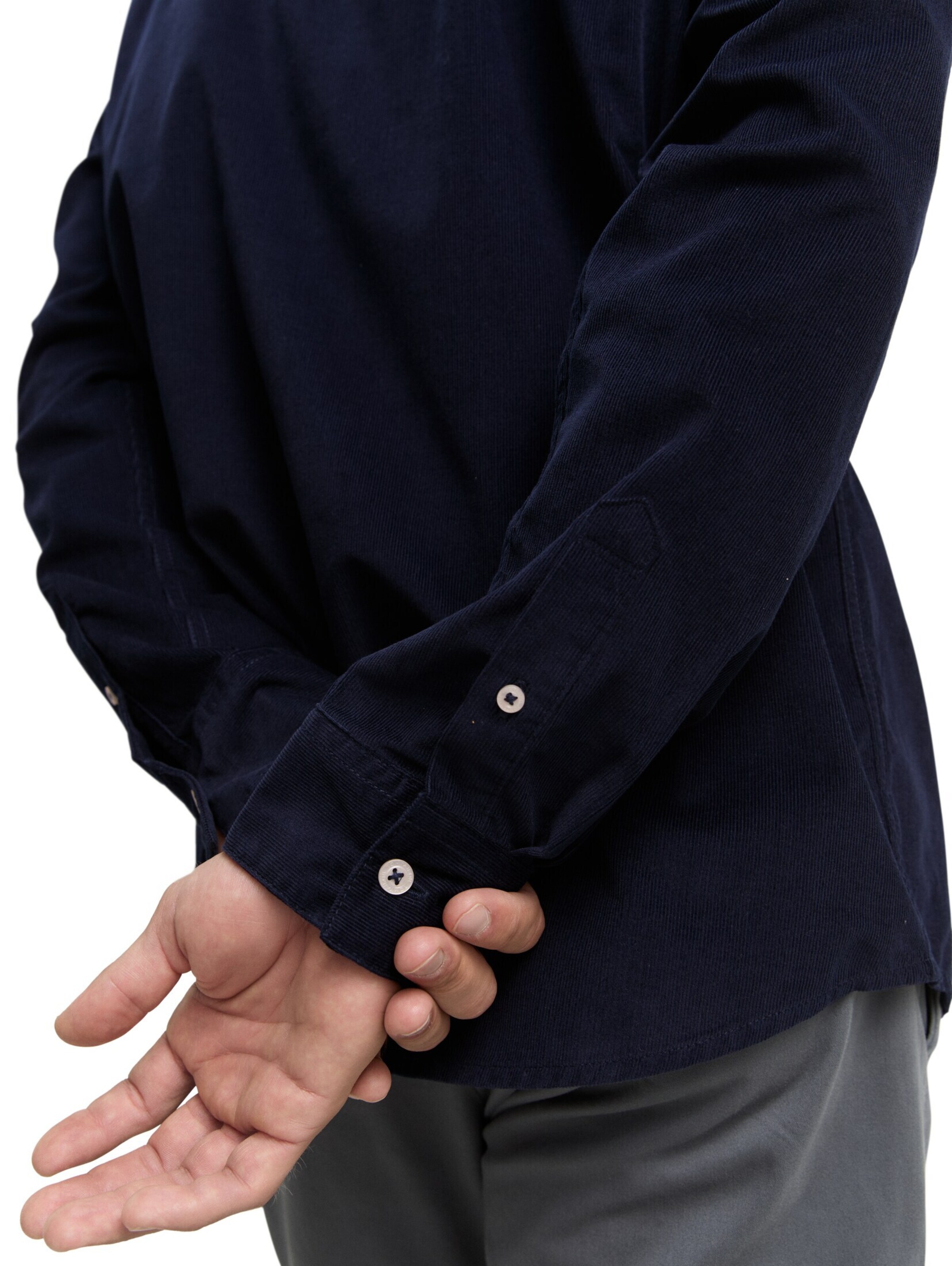 TOM TAILOR Regular Fit Hemd in Blau