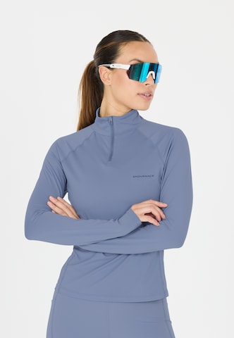 ENDURANCE Sporttrui 'Chrissie' in Blauw: voorkant