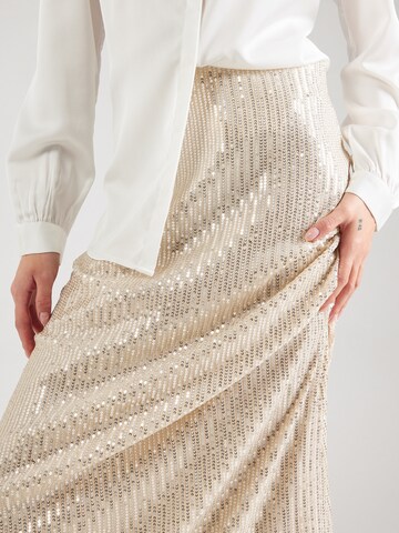 Jupe 'YASPALESA' YAS en beige