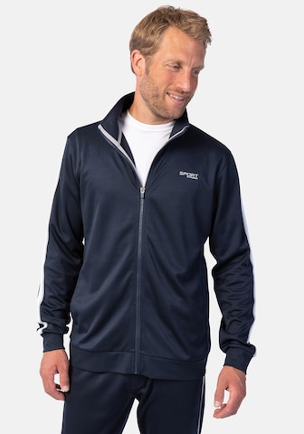 Veste de survêtement 'Sidney' Stooker Men en bleu : devant