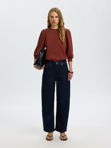 SELECTED Sweatshirt in Rot