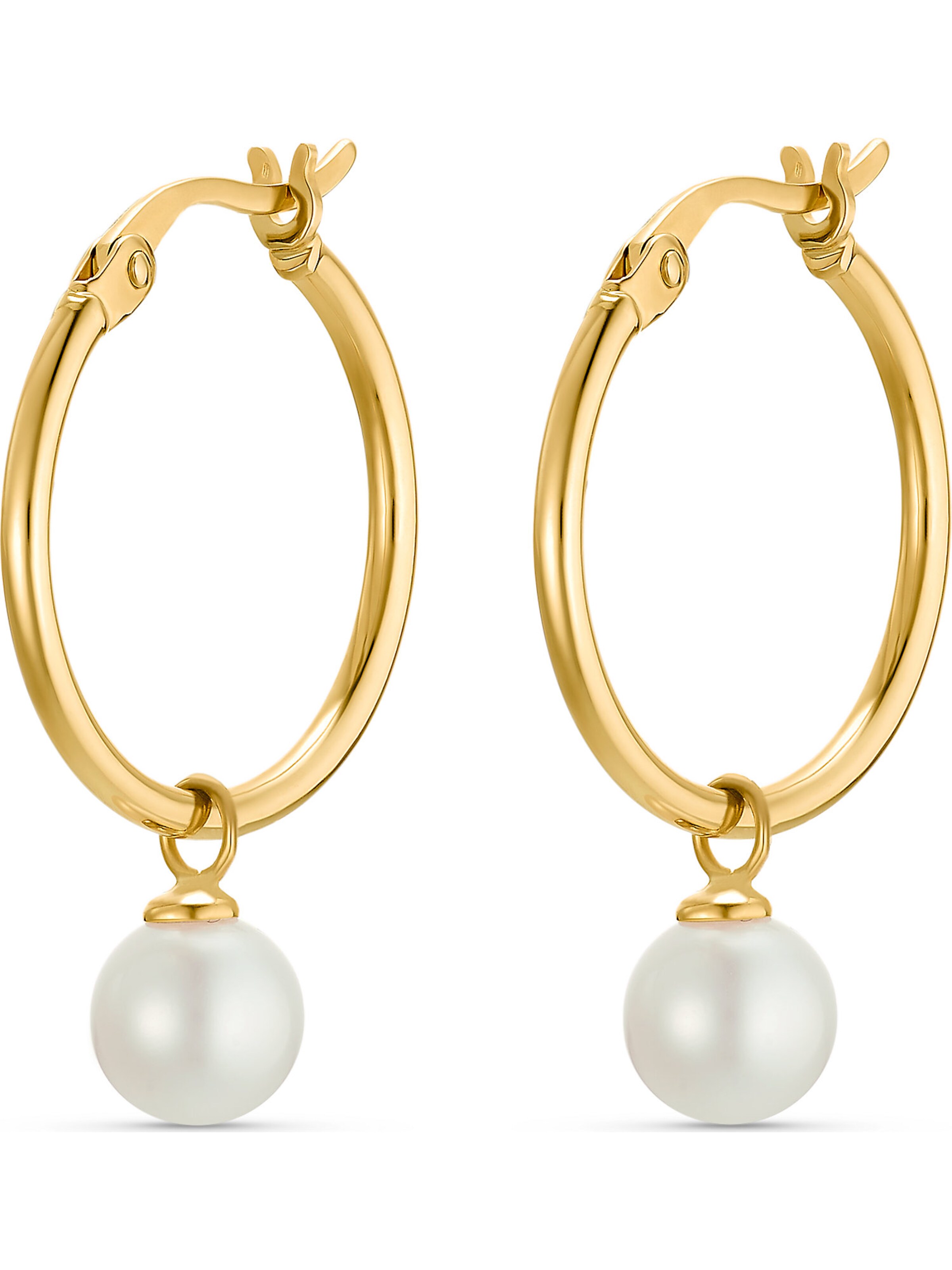 CHRIST Earrings ' ' in Yellow: front