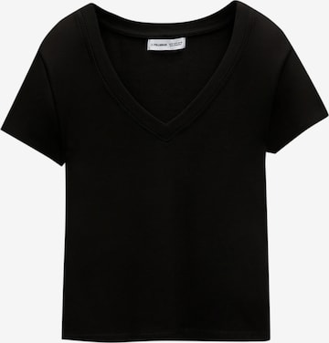 Pull&Bear Paita värissä musta: etupuoli