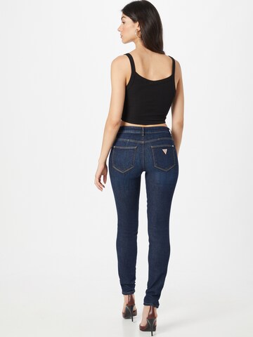 GUESS Skinny Jeans 'CURVE X' in Blauw