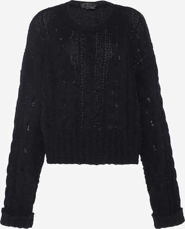 Pull-over faina en noir : devant