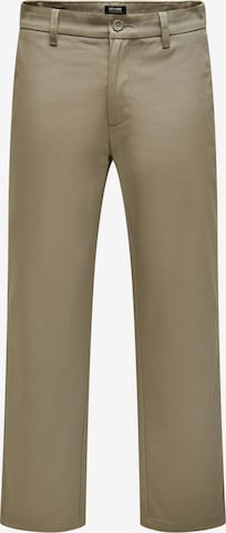 Only & Sons Regular Chino trousers 'Edge' in Beige: front