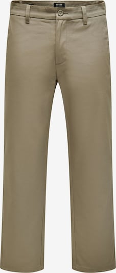 Only & Sons Pantalón chino 'Edge' en beige oscuro, Vista del producto