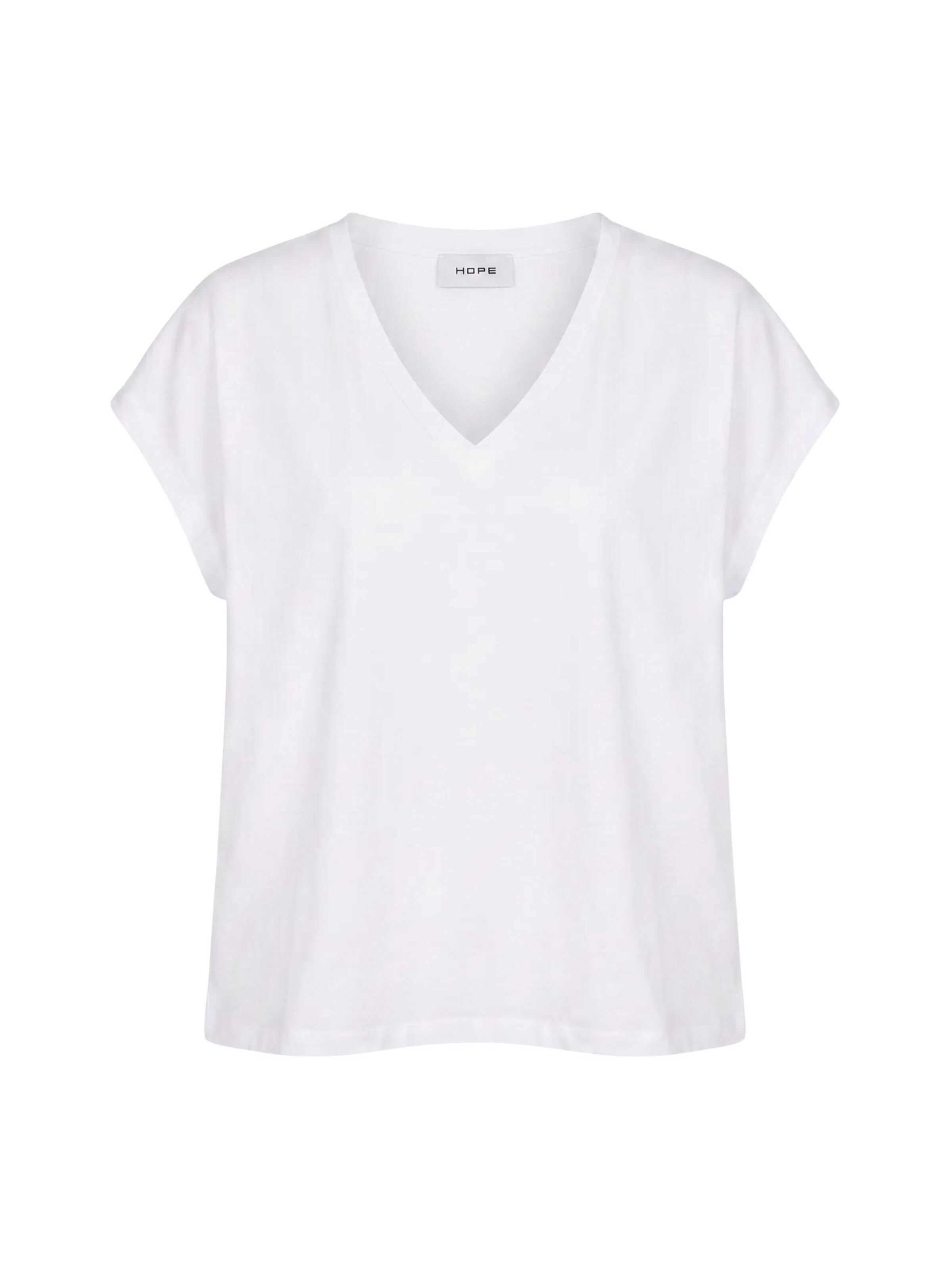 T-shirt 'HOPE T-SHIRT T-SHIRT' HOPE en blanc : devant