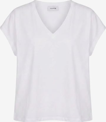 T-shirt 'HOPE T-SHIRT T-SHIRT' HOPE en blanc : devant