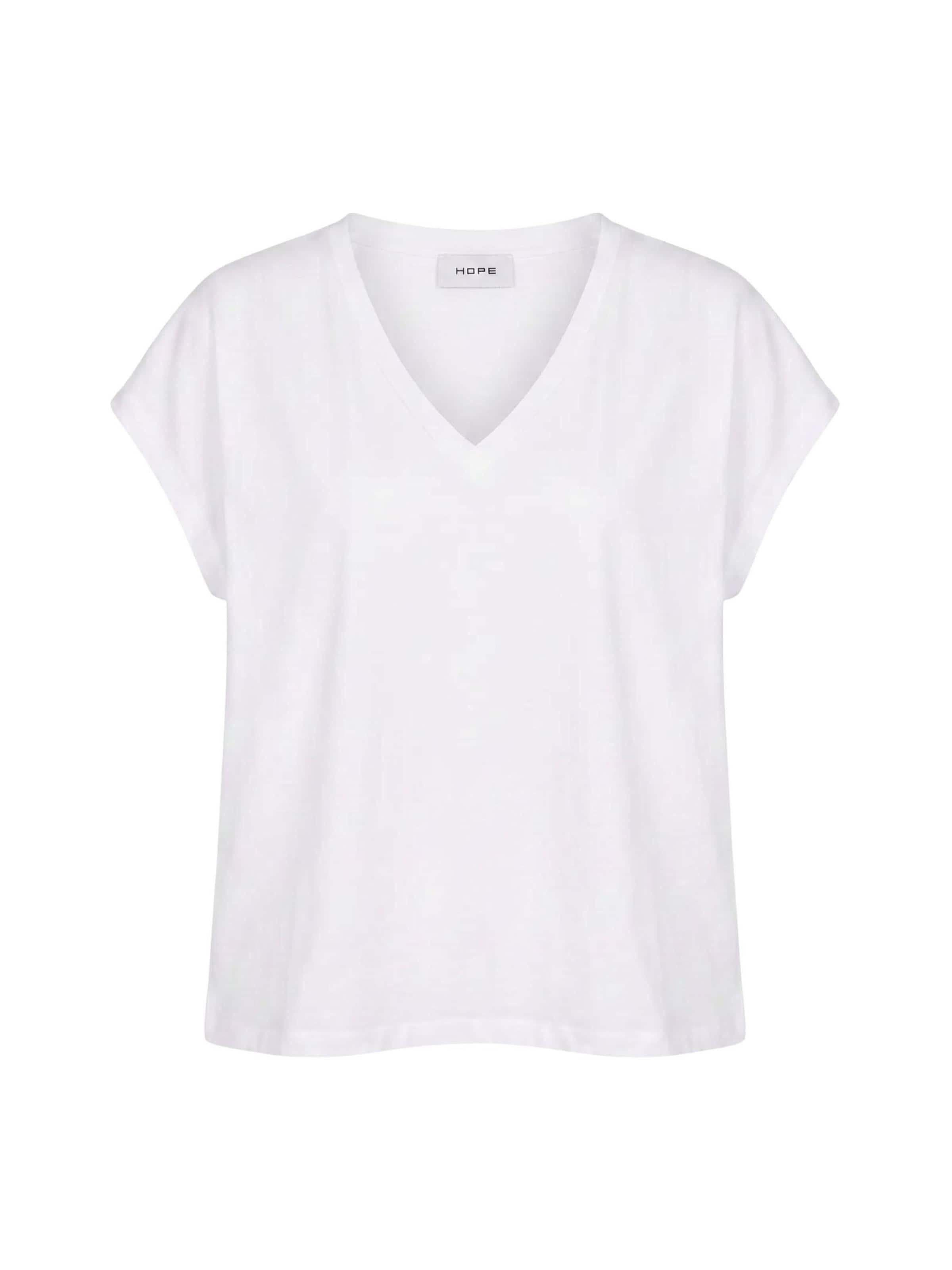 T-shirt 'HOPE T-SHIRT T-SHIRT' HOPE en blanc : devant