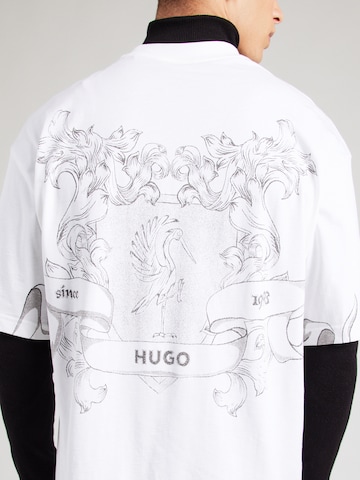 Maglietta 'Duarms' di HUGO in bianco